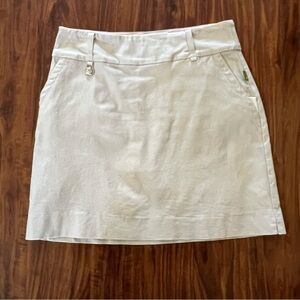 Swing Control Pullon Tan Tennis Golf Skort size 6